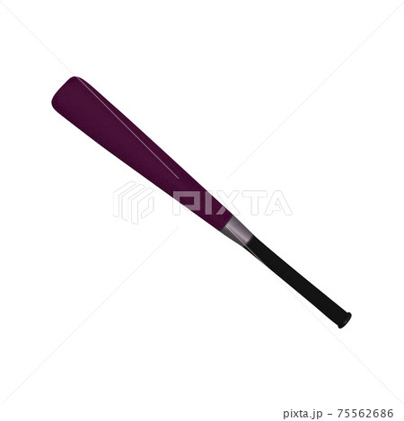 Baseball bat isolated on white background Baseball bat isolated on white background 75562686
