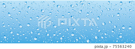 water drops on glass vector water drops on glass vector 75563240