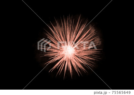 Golden big bang science object with glowing core 75565649