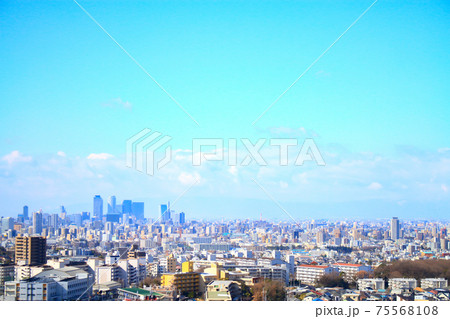 名古屋市、名古屋駅前超高層ビル郡の風景 75568108