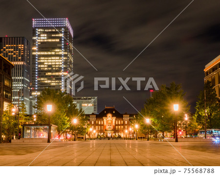 東京駅 夜景 観光 東京 東京駅 夜景 観光 東京 75568788