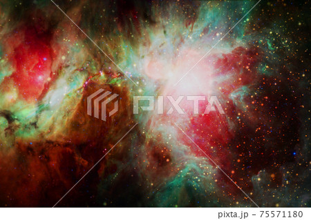 Outer space art. Starfield. Elements of this image furnished by NASA. 75571180