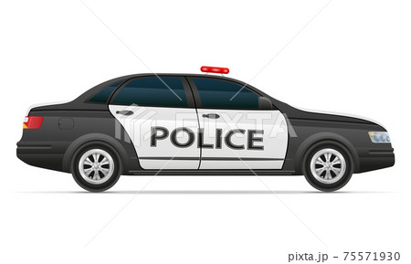 police car vehicle vector illustration 75571930