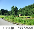 小さな家と田舎の道 75572006