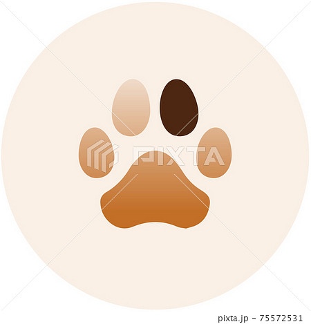 足跡 足あと 足形のイラスト素材