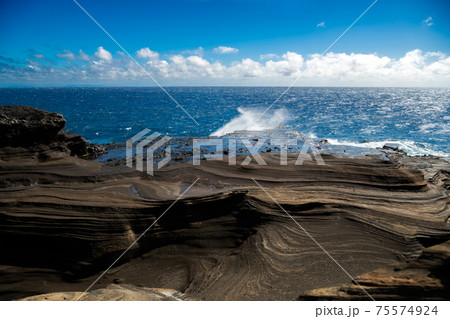 【ハワイ オアフ島】ハロナ潮吹き岩展望台 75574924
