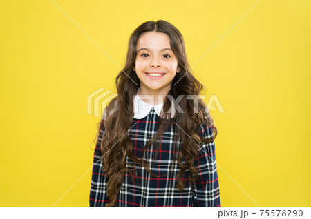 Hair like fire. back to school. small girl classy checkered Hair like fire. back to school. small girl classy checkered 75578290