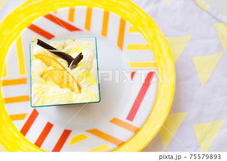 dessert on a plate dessert on a plate 75579893