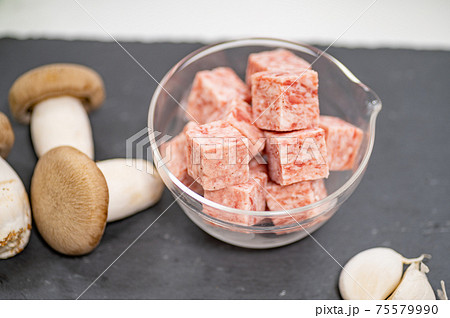 サイコロステーキの具材 サイコロステーキの具材 75579990