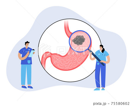 Stomach logo concept 75580602