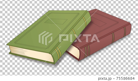 重なっているハードカバーの書籍二冊のイラスト素材 [75586684] - PIXTA