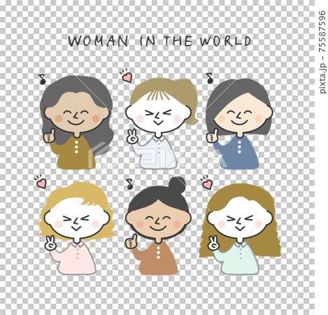Women in good mood 75587596
