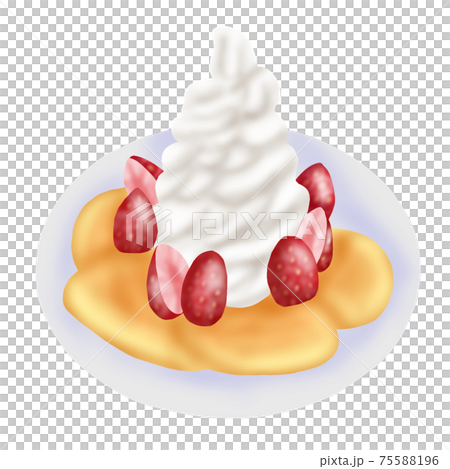 ハワイアンパンケーキ(主線なし) ハワイアンパンケーキ(主線なし) 75588196