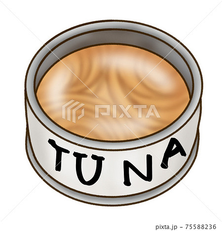 ツナ缶のイラスト素材 7556