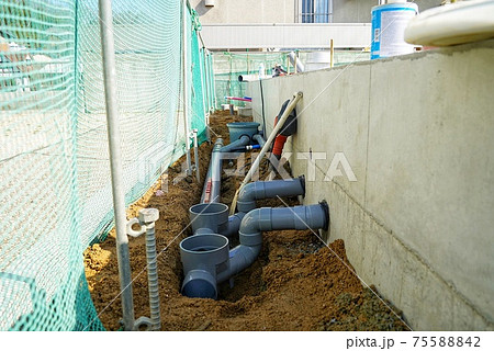 新築住宅の排水設備工事 75588842