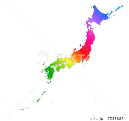 日本地図 75588874
