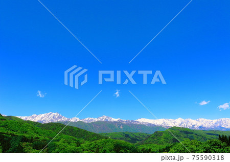 麗しき北アルプス　その2103　：　春の北アルプス　その2103 75590318