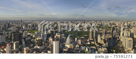 Cityscape of Bangkok Thailand Panorama view Skyscraper Cityscape of Bangkok Thailand Panorama view Skyscraper 75591273