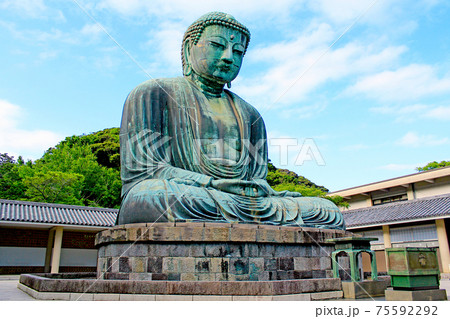 【神奈川】初夏の鎌倉 高徳院の鎌倉大仏 【神奈川】初夏の鎌倉 高徳院の鎌倉大仏 75592292