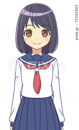 セーラー服の女の子　 75592905