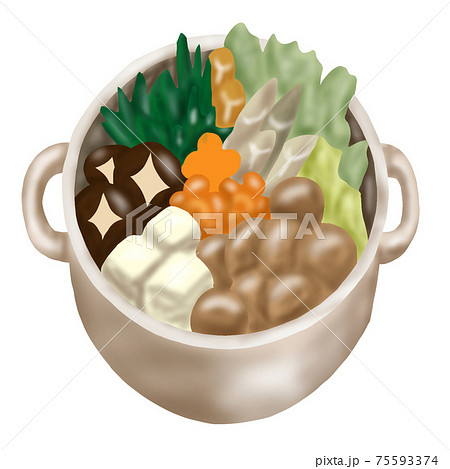 ちゃんこ鍋(主線なし) ちゃんこ鍋(主線なし) 75593374