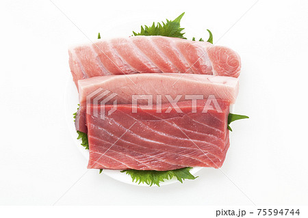 本マグロの刺し身　柵 75594744