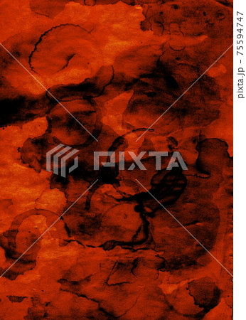 Dirty sheet of paper covered with stains 75594747