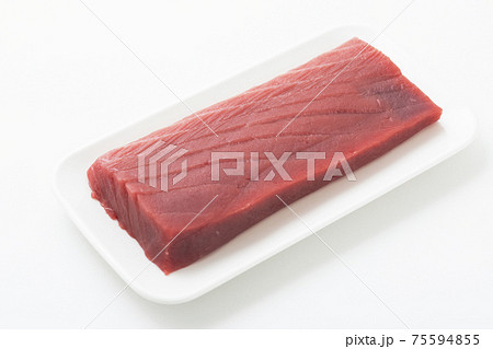 本マグロの赤身　柵 75594855