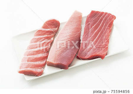 本マグロの刺し身 柵 本マグロの刺し身 柵 75594856