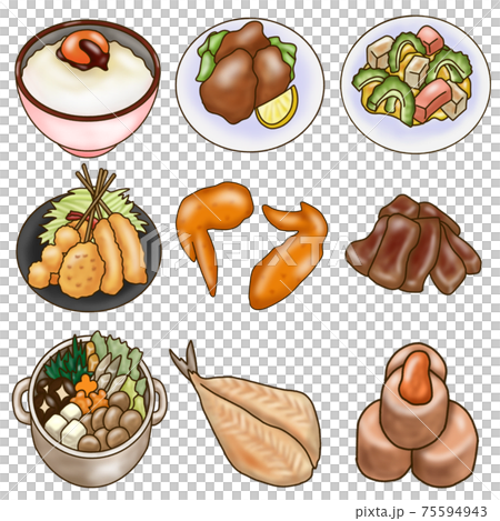 食べ物セット 75594943