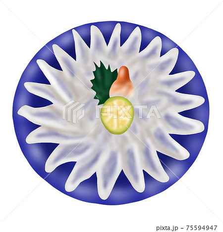 フグ刺し(主線なし) 75594947