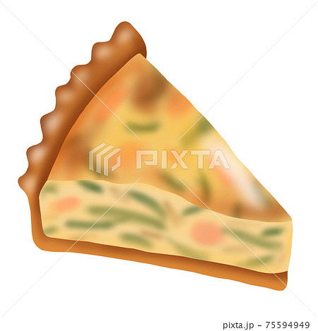 ほうれん草のキッシュ(主線なし) 75594949