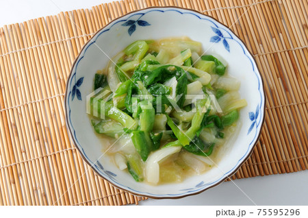分葱の酢味噌和え 75595296