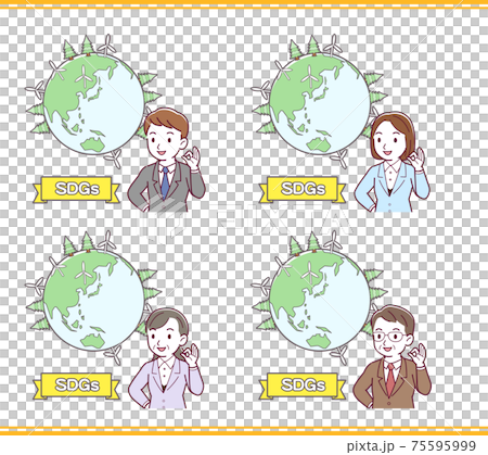 持続可能な開発目標のイラスト 75595999