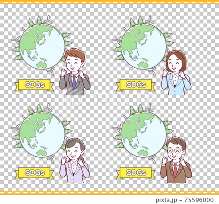 Illustration of Sustainable Development Goals 75596000