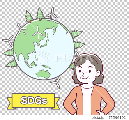 Illustration of Sustainable Development Goals 75596102