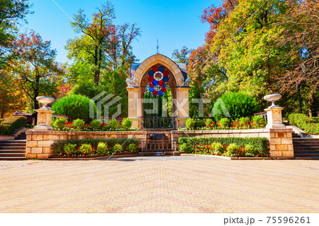 Glass pavilion in Kislovodsk National Park Glass pavilion in Kislovodsk National Park 75596261