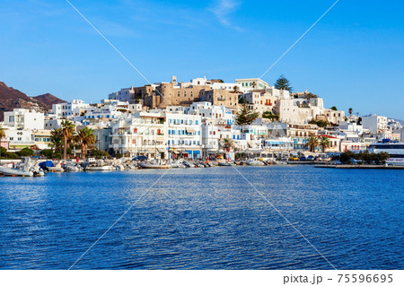 Naxos island aerial view Naxos island aerial view 75596695