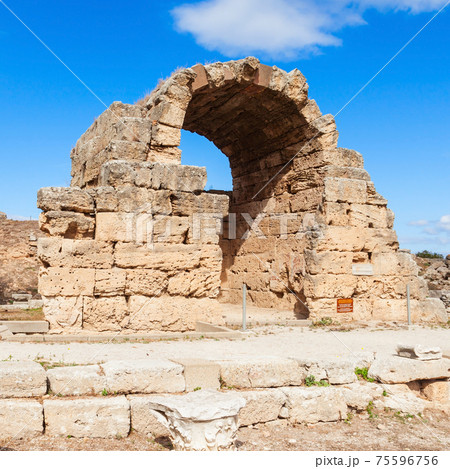 Ancient Corinth in Greece 75596756