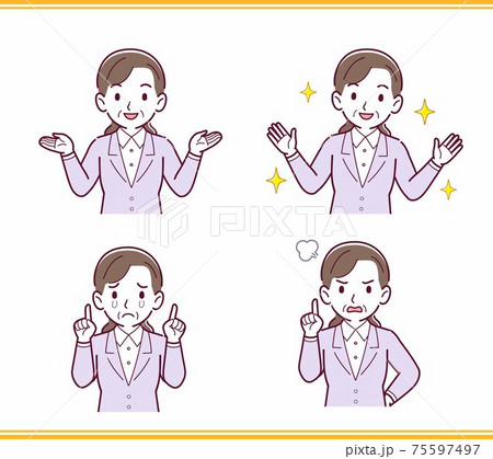 人物の正面 75597497
