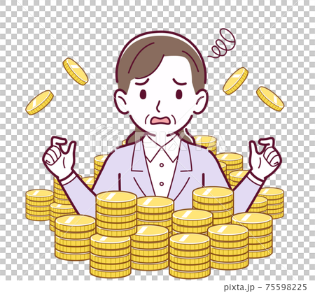 ゴールドに埋もれた人 75598225