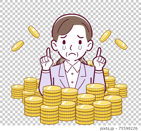 ゴールドに埋もれた人 75598226