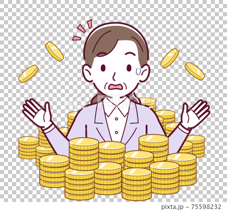 A person buried in gold A person buried in gold 75598232