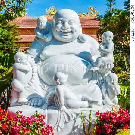 Golden Buddha statue in Dalat Golden Buddha statue in Dalat 75600004