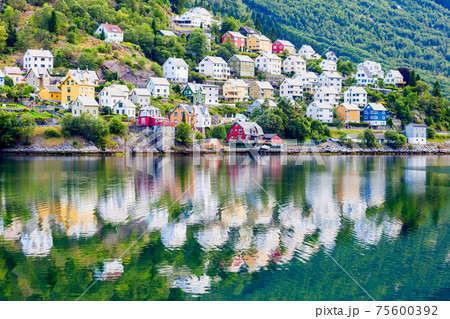 Odda town near Trolltunga 75600392