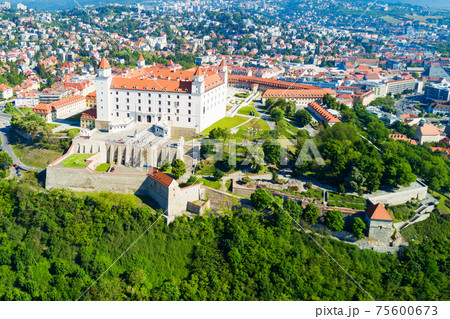 Bratislava aerial panoramic view Bratislava aerial panoramic view 75600673