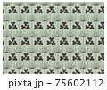 背景_シロツメクサ_三つ葉のクローバー_北欧風 75602112