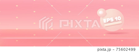 Vector Empty pastel pink color studio table room background, product display with copy space for display of content design. Horizontal Banner for advertising products on website. Pink abstract podium Vector Empty pastel pink color studio table room background, product display with copy space for display of content design. Horizontal Banner for advertising products on website. Pink abstract podium 75602499