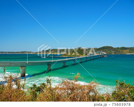 快晴の角島大橋 快晴の角島大橋 75603978