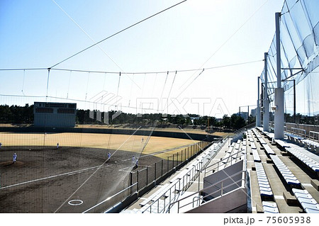 市民球場　野球練習 75605938